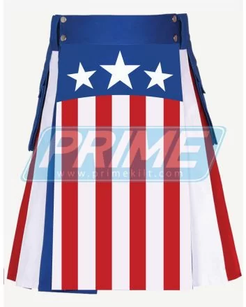 American Flag Special Design Hybrid Utility Kilt