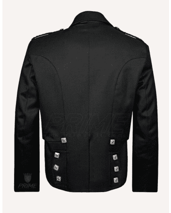 Black Prince Charlie Jacket with Waistcoat