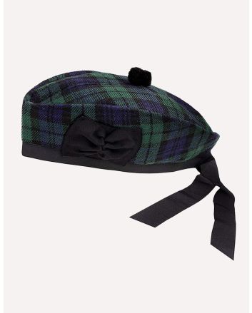 Black Watch Tartan Glengarry Hat