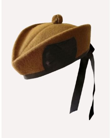 Brown Plain Glenngarry Hat