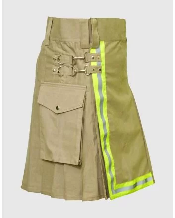 Firefighter Khaki Utility Kilt