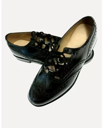 Scottish Ghillie Brogue Kilt Leather Shoes