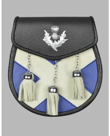 Semi Dress Scotland Flag Sporran