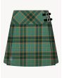 All Ireland Green Tartan Kilt for Women