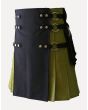 black and green hybrid kilt