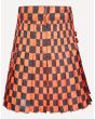 Black and Orange Utility Kilt