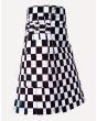 Black and White Kilt