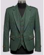 Bottle Green Tweed Kilt Jacket