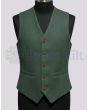 Bottle Green Tweed Kilt Vest