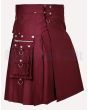 Burgundy Kilt