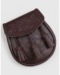 Celtic Sporran Brown Leather