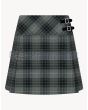 Fraser Grey Tartan Kilt For Women