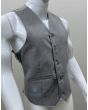 Gray Wool Kilt Waiscoat