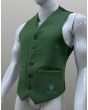 Lovat Green Wool Kilt Vest