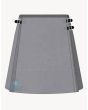 Grey Wool Kilt For Women