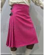 Hot Pink Wool Kilt