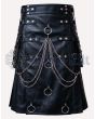 Leather Kilt Men