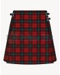 Macauley Red Modern Tartan Skirt