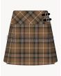Macdonald Of The Isle Weathered Tartan Kilt For Women