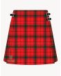 MacDonald of the Isles Red Modern Kilt for Women