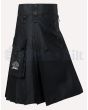 Mens Black Utility Kilt​