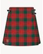 Menzies Green Modern Tartan Kilt For Women