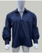 scottish navy blue ghillie shirt