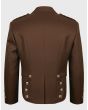 Brown Prince Charlie Kilt Jacket