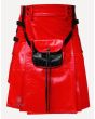 Red Leather Kilt