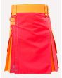 Red and Orange Hybrid Utility Kilt