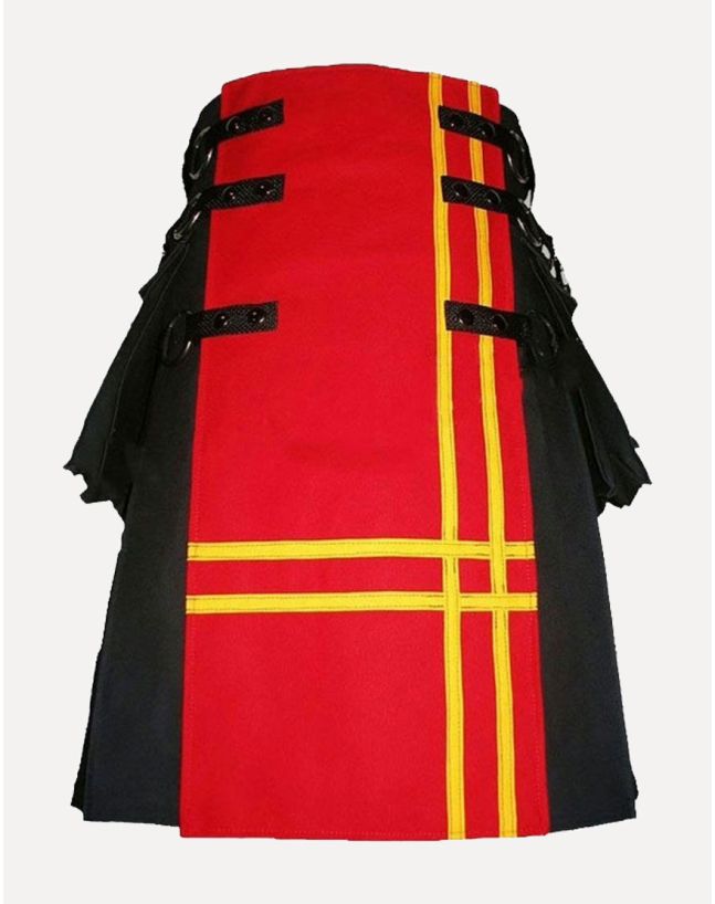 red And black hybrid kilt