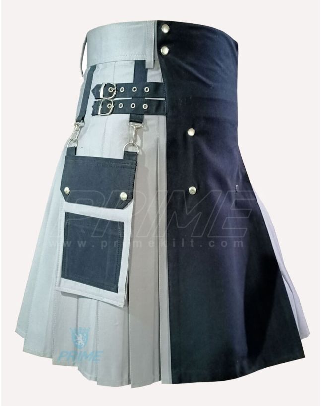 Black and Grey Kilt