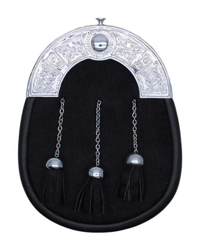 Black Dress Kilt Sporran