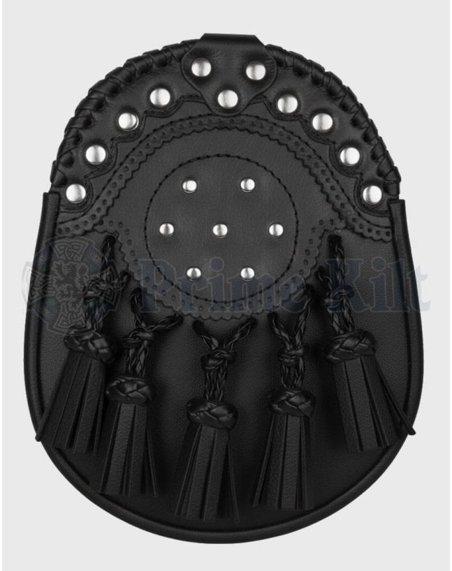 Black Leather Sporran