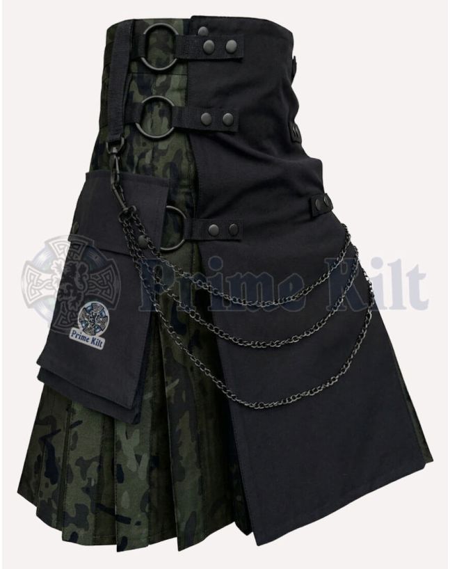 Black Multicam Kilt