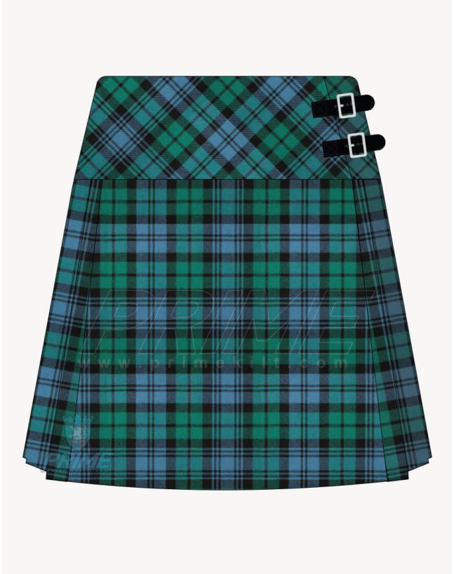 Black Watch Ancient Tartan Kilt for Women