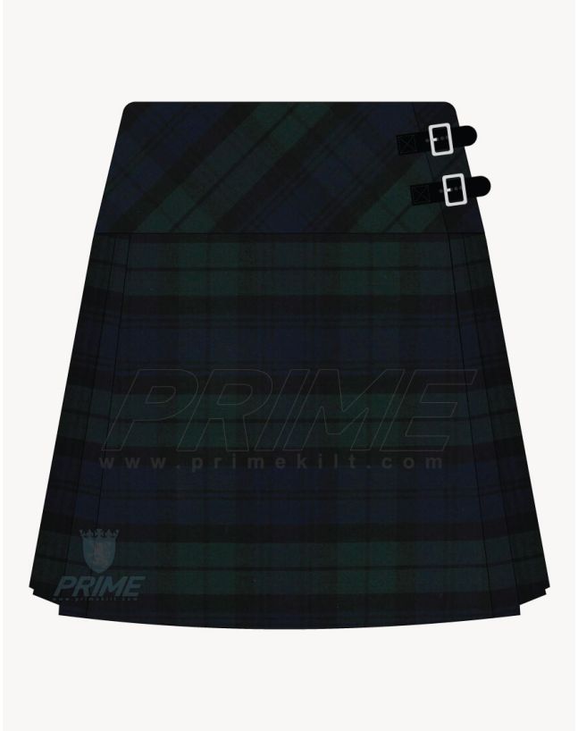 Black Watch Tartan Kilt for Women