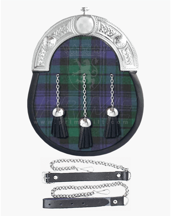 Black Watch Tartan Sporran