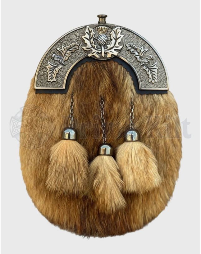 Brown Fox Fur Sporran