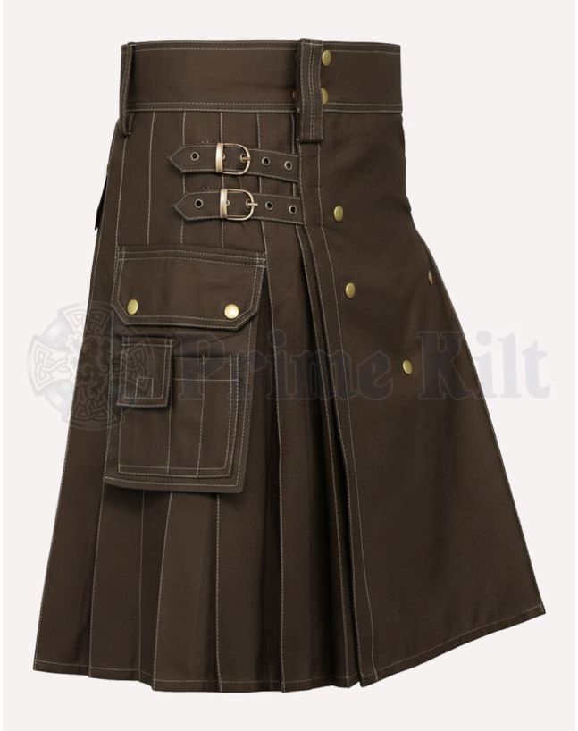 Brown Utility Kilt