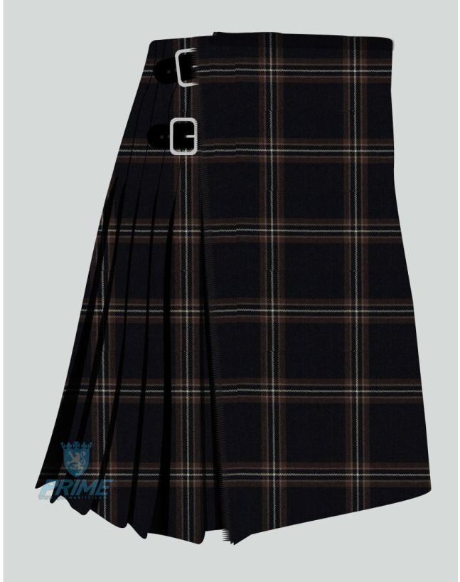 Dark Hebridean Peat Tartan Kilt