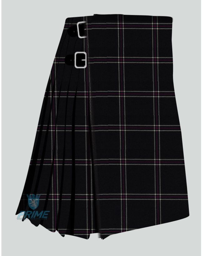 Dark Hebridean Purple Tartan Kilt