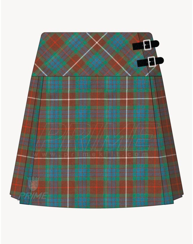 Fraser Ancient Tartan Kilt For Women