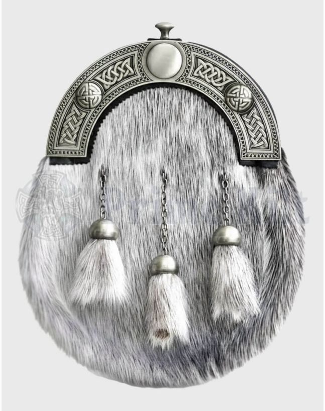 Grey Seal Skin Sporran