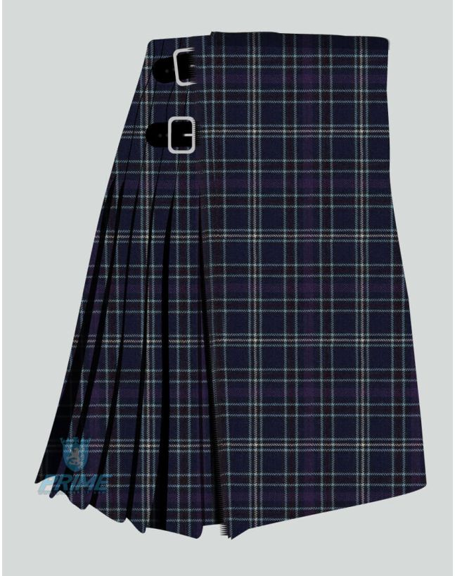 Hebridean Loch Herringbone Tartan Kilt