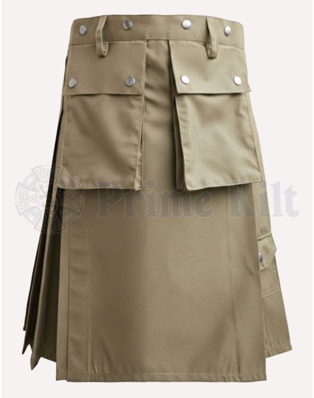 Khaki Work Kilt