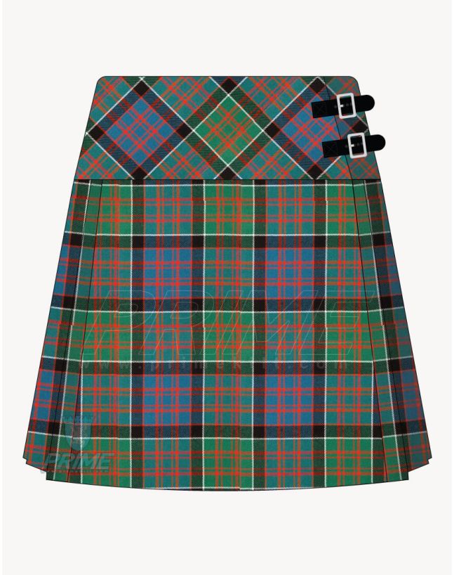 Macdonald of Clanranald Ancient Tartan Kilt For Women