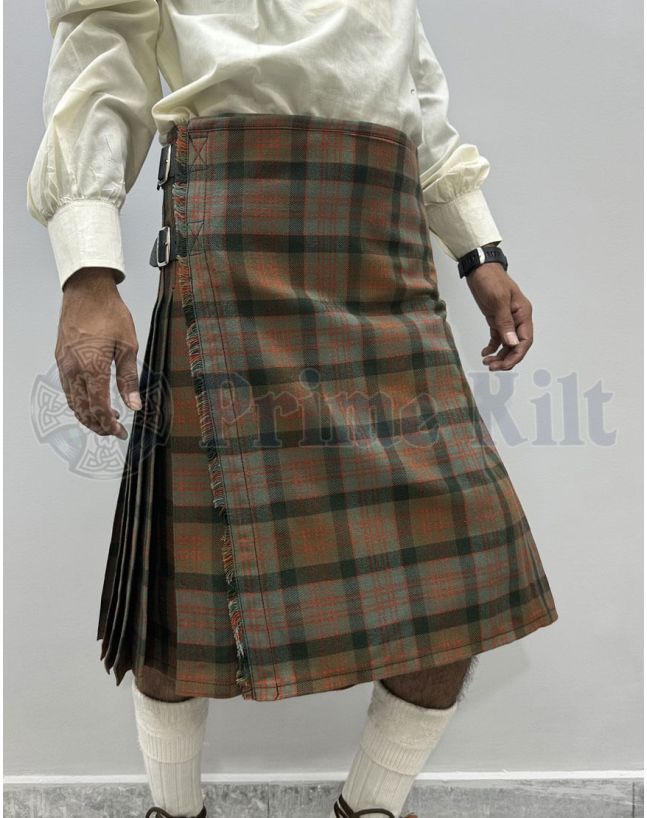 macdonald weathered tartan kilt