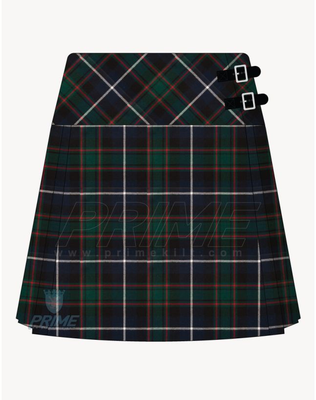 MacRae Hunting Modern Tartan Kilt for Women