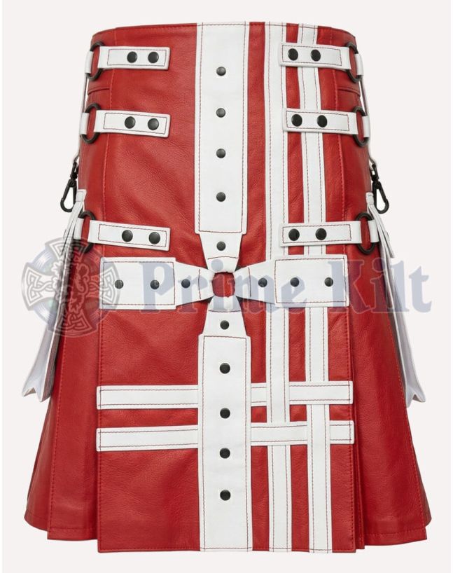 Men's Leather Kilt